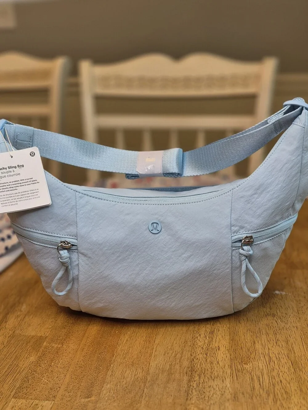 Lululemon Foam Cloud Blue Crossbody Slouchy Sling Bag 6L